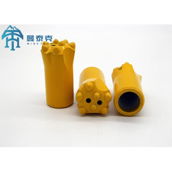Carbide Steel Short Skirt Tapered Button Bit For Small Hole Drilling