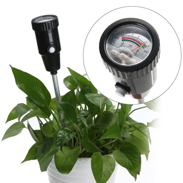 Quality Portable Soil PH Meter 1-8% Plant Level Moisture Tester For Garden Plant Flower Crop Vegetable Hydroponics Analyzer for sale