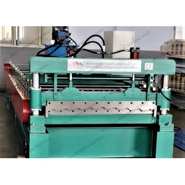 PLC Corrugated Panel Roll Forming Machine 1.25m Metal Sheet Roll Forming Machine