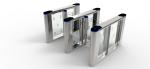 600mm Pass Width Swing Barrier Turnstile Gate Automatic Swipe Card Access