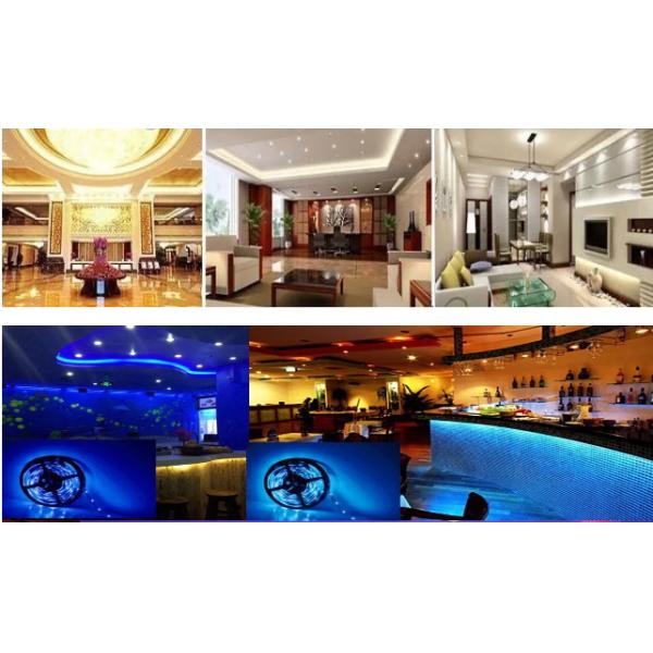 Flexible 5050 Rgb Led Ribbon Light Strips RGB Color CE ROHS Certification