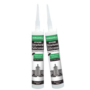Buy cheap Multipurpose Structural Silicone Sealant Translucent Silicone Caulk Clear Black product