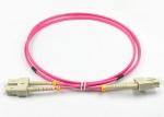 High Speed 10G OM4 Patch Cord Custom Length With LC SC FC ST Connectors