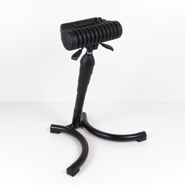 Quality Black PU Foam Static Free Seat Stand Stool Adjustable Lifting Chairs for sale