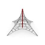 Pyramids Triangle Playground Climbing Net Lunar Shape For Kids