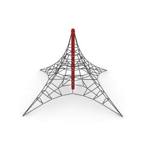 Pyramids Triangle Playground Climbing Net Lunar Shape For Kids