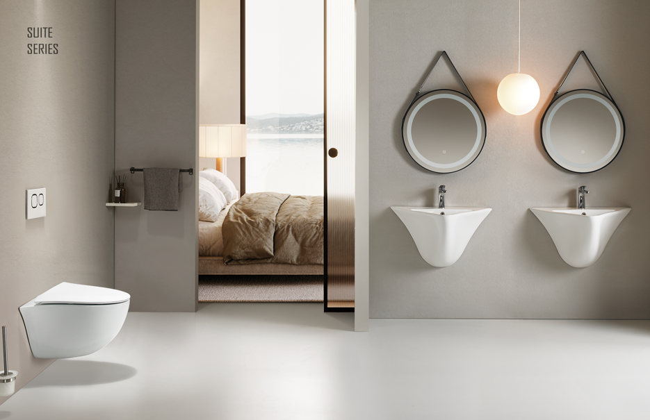 Modern Sensor Touchless Auto Flush Urinal Wall-Mounted Ceramic Standing Urinal Wares For Bathroom Or Hotel Use