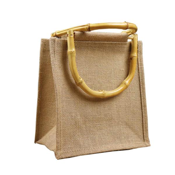 Quality Custom Handled Style Shopping Linen Jute Gift Bag for sale