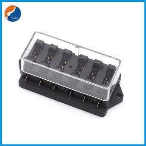 Buy cheap 30A 32V Fuse Blocks 115.5x53x42mm 6 Way Blade Fuse Box For Automotive product