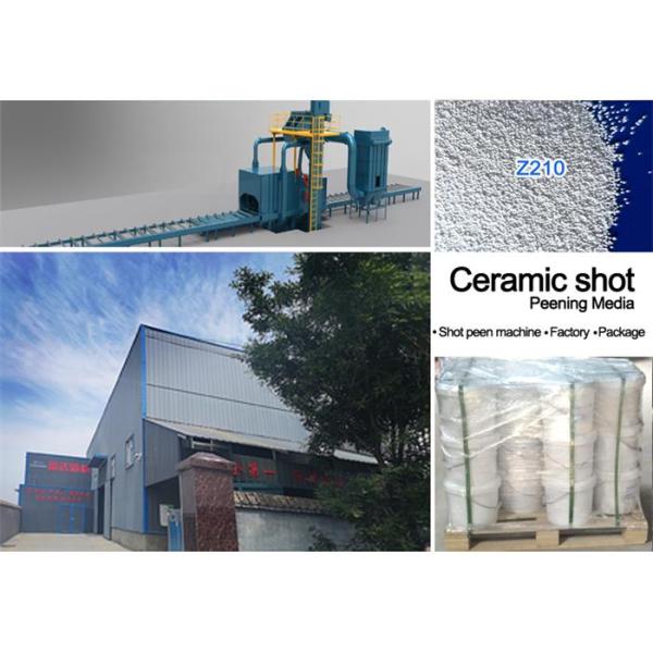2.3g/cm3 Bulk Density Shot Blasting Beads Z210 Ceramic Beads Blasting Media