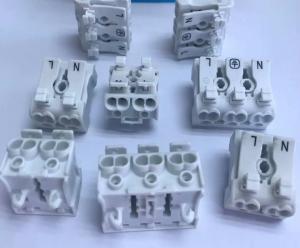 Buy cheap Push-on Terminal Block Spring Connector Quick Wire Connector LED Strip Lighting 1P,2P,3P,4P,5P product