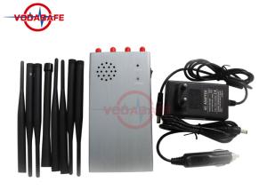 China Classroom Mini Portable Cellphone Jammer , Cellular Signal Jammer Aluminum Heat Sink on sale