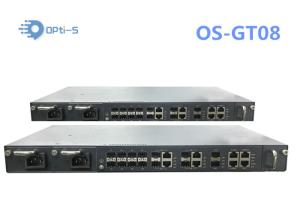 Buy cheap GPON cassette OLT 8 port OLT pizzabox 1RU 10GE uplink 2.5G download zte huawei fiberhome product