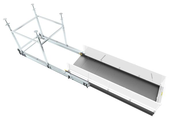 Quality 5000kg Building Loading Platform Hot Dip Galvanization MLP4200 for sale