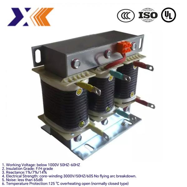 450v Aluminium Copper Winding Reactor High Insulation Degree for Three Phase System