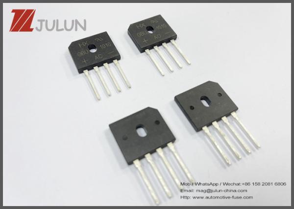 Quality Single Phase 10.0Amp Glass Passivated Bridge Rectifiers GBU10005 - GBU1010 for sale