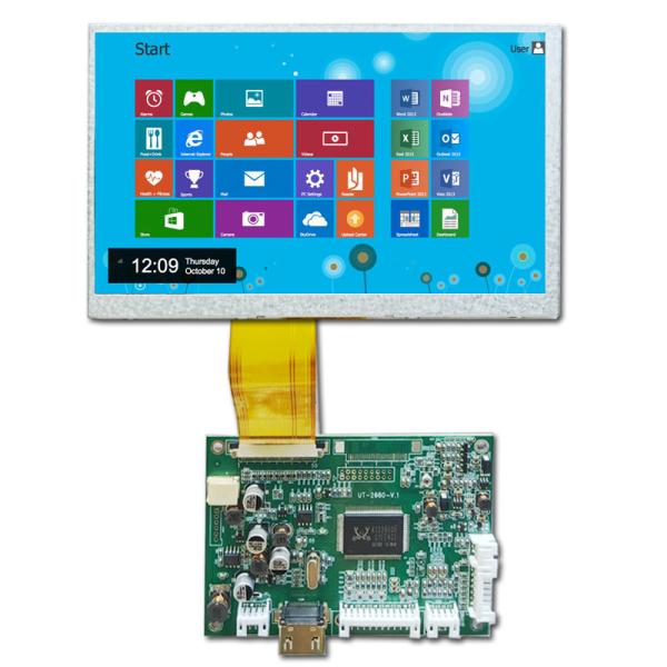 Quality 7 inch 1024*600 LCD Screen with RGB to HDMI Board for sale