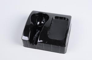 China Holographic Travel Pill Box Black Color PP Plastic Material Embossing Printing on sale