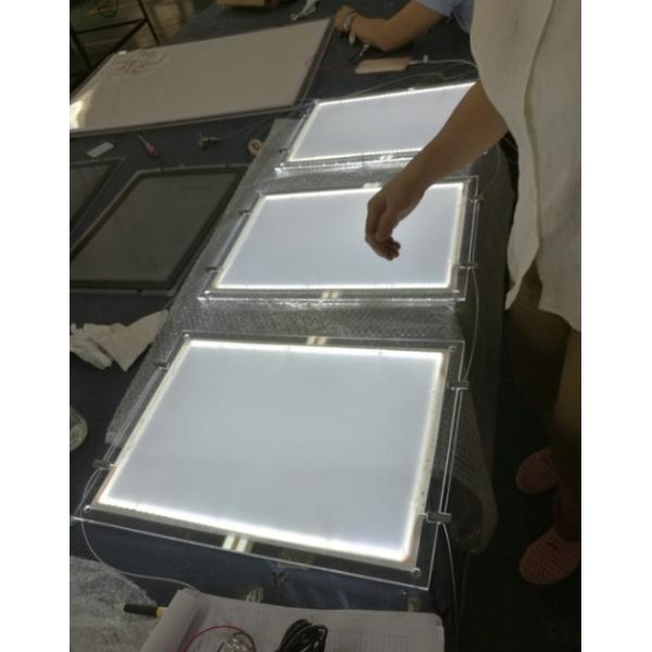 Hanging A3 Double Sided LED Light Box , LED Window Display Signs High Brightness