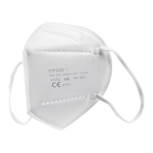 China Adult White 15.5X10.5CM 5 Layers FFP2 Face Mask on sale