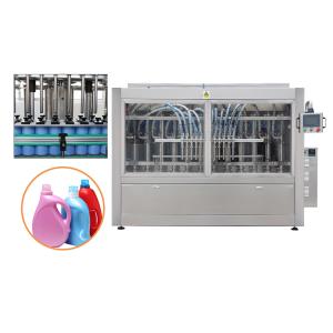 Buy cheap Automatic Linear Piston Laundry Detergent Solution Filling Machine Manufacturing Plant product