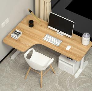 China Height Adjustable Modern L Shape Stand Workbench Table for DIY Office Computer Desk on sale