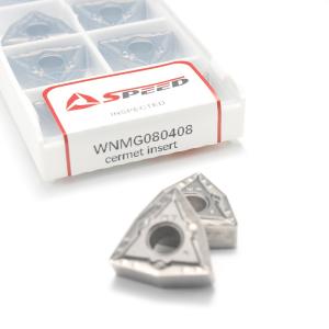 China High Speed WNMG080408 Machining Cermet Cutting Tool Insert TiCN Coated For Precision Cuts on sale