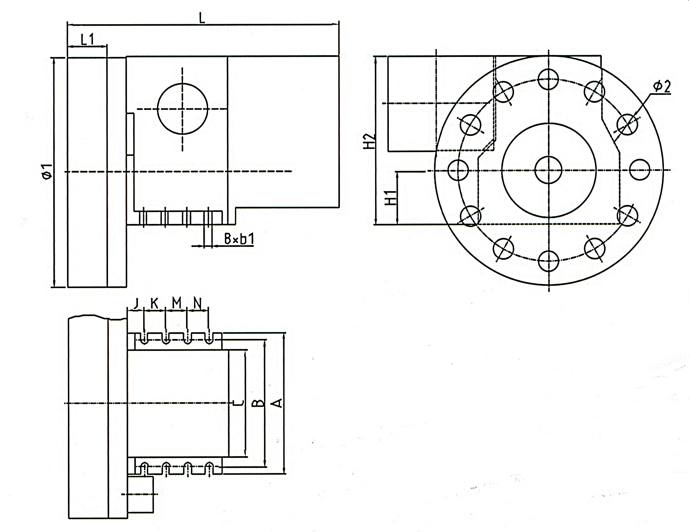 HAK31 high quality Cnc lathe horizontal tool turret 8 station tool post for cnc lathe