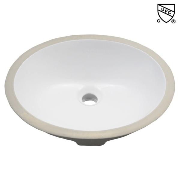 Quality 20 Inch American Standard Ovalyn Undermount Bathroom Sink In White for sale