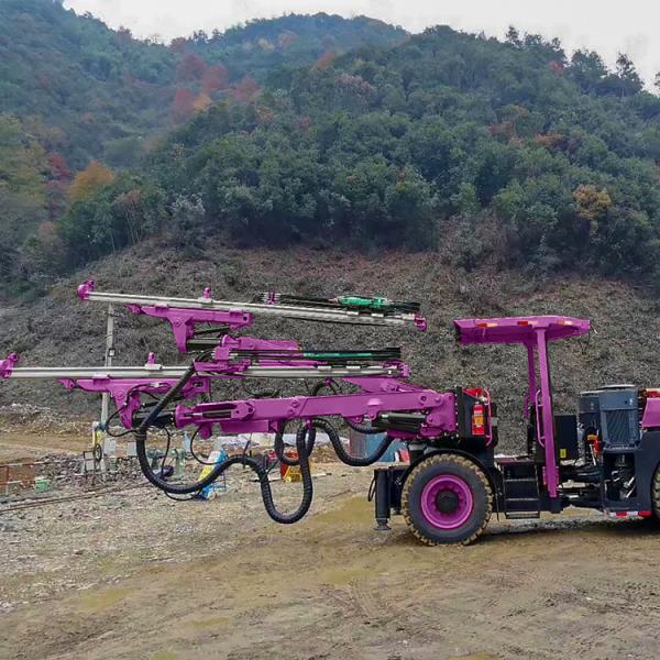 Underground Jumbo Drilling Rig Rotary Borehole Hydraulic Tunneling Drilling Rig Machine