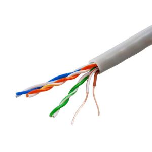 China UTP CCA 0.57mm 23AWG 305m/Roll CAT6 Ethernet Cable on sale