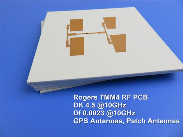 Quality Rogers TMM4 PCB with High-Frequency Capability and Thermal Stability substrate (TMM4) - 0.508 mm (20mil) Immersion Gold for sale