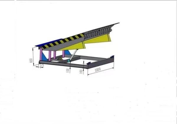 Quality Mechanical Hydraulic Power Ramp Loading Bay Dock Levellers Equipment for sale