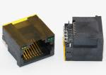 8P8C Shielded Modular Jack Thru - Hole R / A With LED For Network Router
