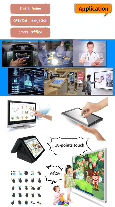 Industrial Capacitive Touch Screen Controller Voltage 5.5V Custom