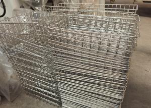 Buy cheap Commercial Bakery Stainless Steel Mesh Basket Custom Size 304 Storing Bread Cakes product