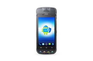 Buy cheap 5'' HD Screen Personal Digital Assistant , Safedroid OS Chip Card Handheld Barcode Scanner product