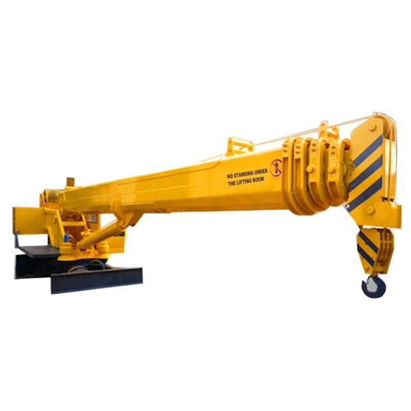 2-20 Tons Hydraulic Marine Crane With Straight / Folding Arm