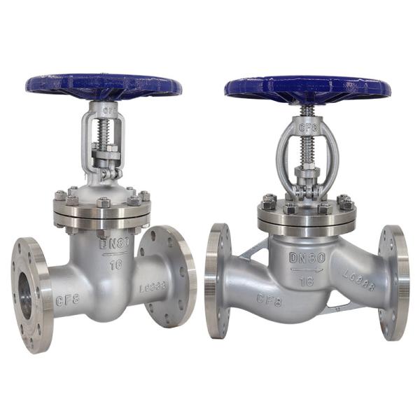 Quality Light/Medium Duty 304 Stainless Steel Globe Valve with 2" API Flange and Manual Control for sale
