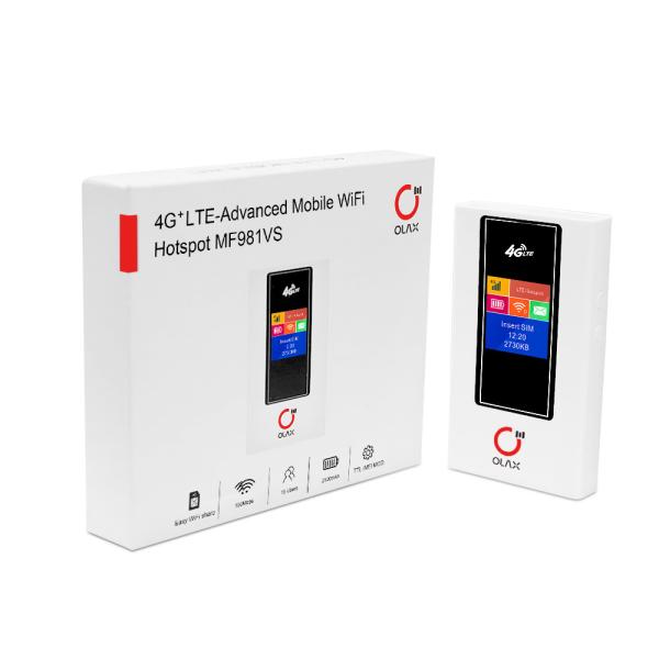 Quality CE MIFI Wifi Router 2100mAh Mobile 4G Modem With Sim Card Slot for sale