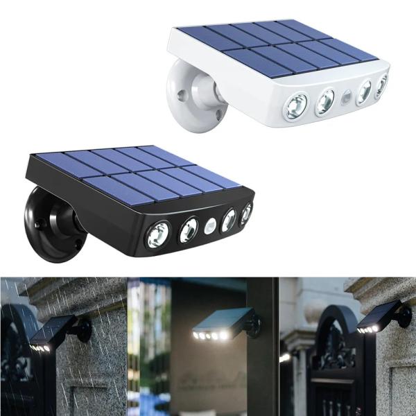 100lm/w Solar Wall Light 5V Outdoor LED Street Lamps Waterproof Built in PIR human body sensor