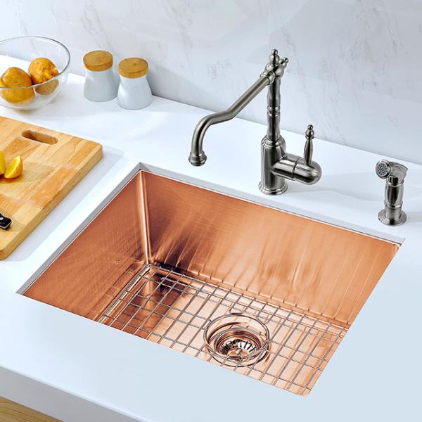 Quality 32 Inch PVD Stainless Steel Sink Undermount Rectangular Bowl for sale