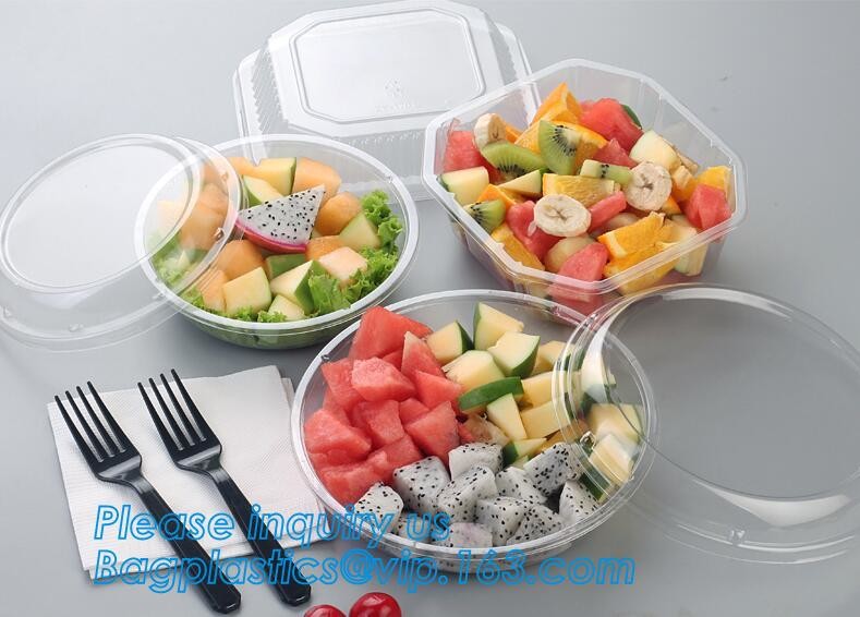 Blister large clear plastic fruit container with lid for fruit packaging,blister fruit box /container/ fruit Tray/ Clear