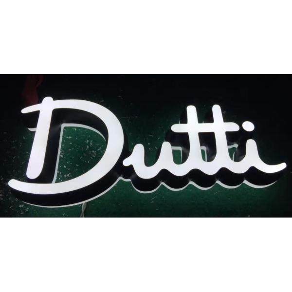 Waterproof Backlight Restaurant OEM Acrylic Box Letters
