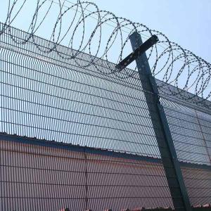 TLSW Square Post 358 Wire Mesh Fence Panel PVC Coated