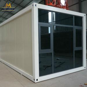 China Heat Insulation Modular Container House Portable With 50mm Rock Wool Sandwich Panel on sale