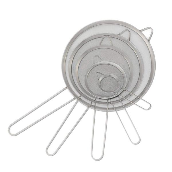 Multifunctional 0.005mm Wire 304 SUS Filter , Wire Mesh Colander For Soy Milk