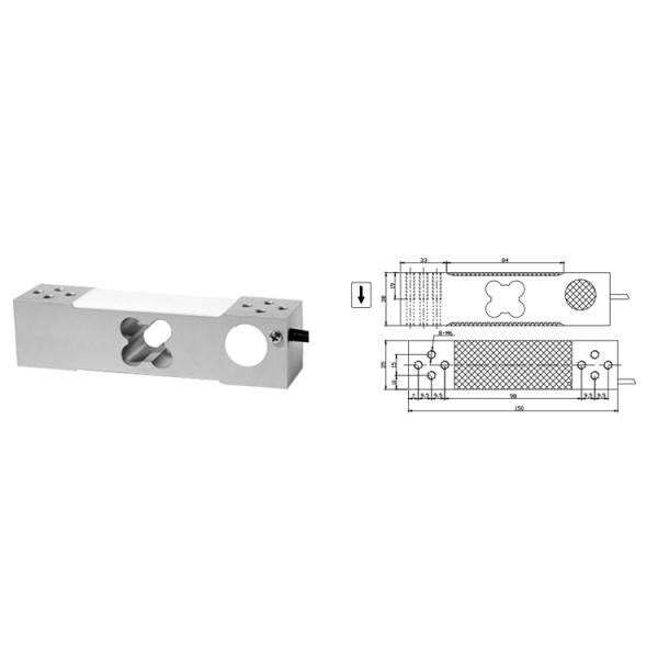 Anti - Corrosion Strain Gauge Load Cell For Electronic Scale 50kg / 100kg / 200kg