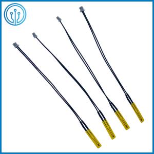 China 10K 3435 Thin Film NTC Thermistor Sensor Assembly With Extension Cable UL1571 28AWG And Connector 1.25-2Y on sale