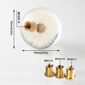 70mm Crystal Resin Shift Knob Real Flowers Dandelion Shift Knob